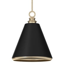 Klein 3 Light 16" Wide Pendant with Metal Shade