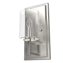 Kerrison 12" Tall Bathroom Sconce with Seedy Glass Shade