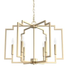 Zoanne 6 Light 24" Wide Taper Candle Style Chandelier