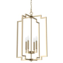 Zoanne 4 Light 19" Wide Taper Candle Multi Light Pendant