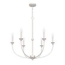 Southcrest 6 Light 30" Wide Taper Candle Style Chandelier