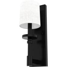 Briargrove 14" Tall Wall Sconce with Fabric Shade