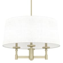 Briargrove 4 Light 24" Wide Drum Chandelier