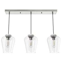 Vidria 3 Light 28" Wide Linear Pendant