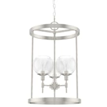 Xidane 3 Light 15" Wide Multi Light Pendant with Clear Glass Shade