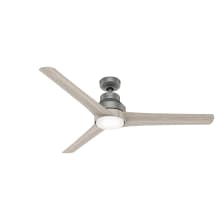 Lakemont 60" 3 Blade Outdoor LED Ceiling Fan with Remote Control