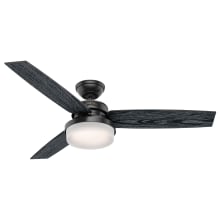 Sentinel 52" 3 Blade Indoor LED Ceiling Fan with Remote Control