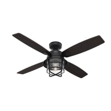 Port Royale 52" 4 Blade Indoor / Outdoor LED Ceiling Fan with Remote Control Included