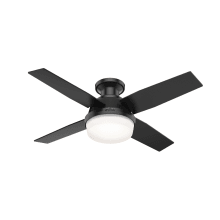 Dempsey 44" 4 Blade Indoor / Outdoor LED Ceiling Fan with Remote Control
