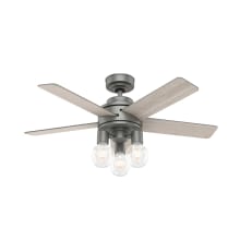 Hardwick 44" 5 Blade Indoor LED Ceiling Fan with Remote Control