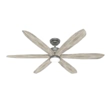 Rhinebeck 58" 6 Blade Indoor LED Ceiling Fan with Remote Control