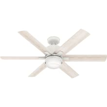 Radeon 52" 6 Blade Smart LED Indoor Ceiling Fan with Wall Control