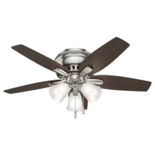 Newsome 42" Hugger Indoor Ceiling Fan with LED Light Kit Included