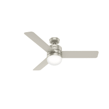 Neutron 54" 3 Blade Smart LED Indoor Ceiling Fan with Frosted Glass Shade