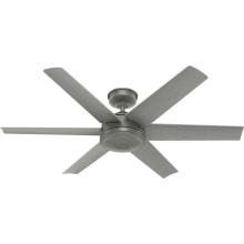 Jetty 52" 6 Blade Indoor / Outdoor LED Ceiling Fan with Wall Control