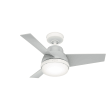 Valda 36" 3 Blade LED Indoor Ceiling Fan with Remote Control