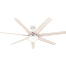 Phenomenon 60" 7 Blade Smart LED Indoor Ceiling Fan with Wall Control