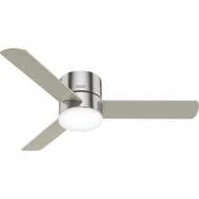 Minimus 52" 3 Blade LED Indoor Ceiling Fan with Remote Control