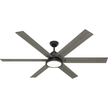 Warrant 70" 6 Blade LED Indoor Ceiling Fan with Wall Control