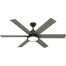 Warrant 60" 6 Blade LED Indoor Ceiling Fan with Wall Control