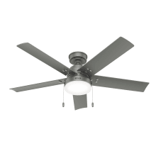 Sea Point 52" 5 Blade Indoor / Outdoor LED Ceiling Fan with Frosted Glass Shade