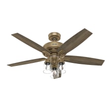 Ananova 52" 5 Blade LED Indoor Ceiling Fan with Clear Glass Shades