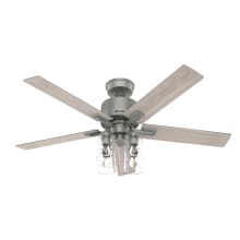 Techne 52" 5 Blade Indoor LED Ceiling Fan with Remote Control