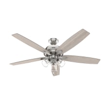 Dondra 60" 5 Blade Indoor LED Ceiling Fan