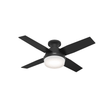Dempsey 44" 4 Blade LED Indoor Ceiling Fan with Remote Control Included