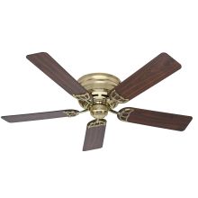 52" Flush Mount Indoor Ceiling Fan - 5 Reversible Blades Included