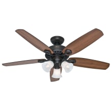 52" Indoor Ceiling Fan - Blades and LED Light Kit Included