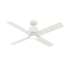 Visalia 52" 4 Blade Indoor / Outdoor LED Ceiling Fan with Remote Control