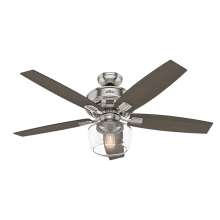Bennett 52" 5 Blade LED Indoor Ceiling Fan with Remote Control Included