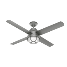 Searow 54" 4 Blade Indoor / Outdoor WeatherMax LED Ceiling Fan with Wall Control