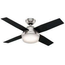 Dempsey 44" 4 Blade Indoor LED Ceiling Fan with Remote Control