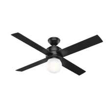 Hepburn 52" 4 Blade Indoor Ceiling Fan - Blades and LED Light Kit Included