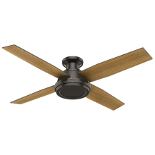 52" 4 Blade Indoor Ceiling Fan with Remote Control Included