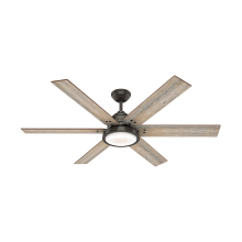 Warrant 60" 6 Blade LED Indoor Ceiling Fan with Wall Control