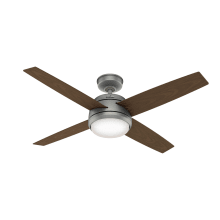 Oceana 52" 4 Blade Indoor / Outdoor WeatherMax LED Ceiling Fan with Wall Control