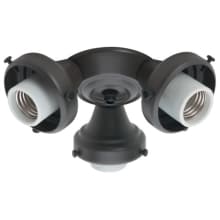 Multi Arm Fitter 3 Light Ceiling Fan Light Kit