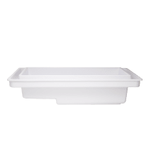 Auburn 80" Drop In Hydroluxe SS Air Tub with Center Drain, Drain Assembly, and Overflow
