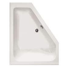 Courtney 60" Drop In Acrylic Air / Whirlpool Tub with Right Drain, Drain Assembly, and Overflow