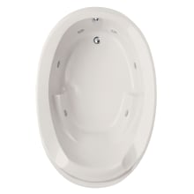 Deanna 60" Drop In Acrylic Air / Whirlpool Tub with Reversible Drain, Drain Assembly, and Overflow