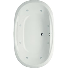 Drop In or Undermount Acrylic Whirlpool Tub with Drain