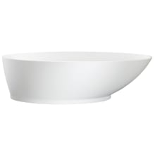 Gateway 70" Free Standing Hydroluxe SS Soaking Tub with Center Drain, Drain Assembly, and Overflow