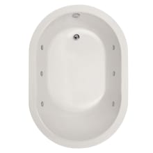 Malia 60" Drop In Acrylic Air / Whirlpool Tub with Reversible Drain, Drain Assembly, and Overflow