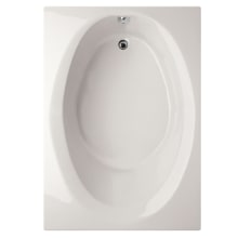 Ovation 60" Drop In Acrylic Soaking Tub with Reversible Drain, Drain Assembly, and Overflow