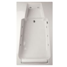 Premier 72" Drop In Acrylic Air / Whirlpool Tub with Reversible Drain, Drain Assembly, and Overflow