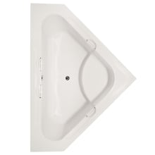 Whitney 62" Drop In Acrylic Air Tub with Center Drain, Drain Assembly, and Overflow