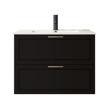 Rhythm 36" Single Wall Mounted Vanity Cabinet - Less Vanity Top